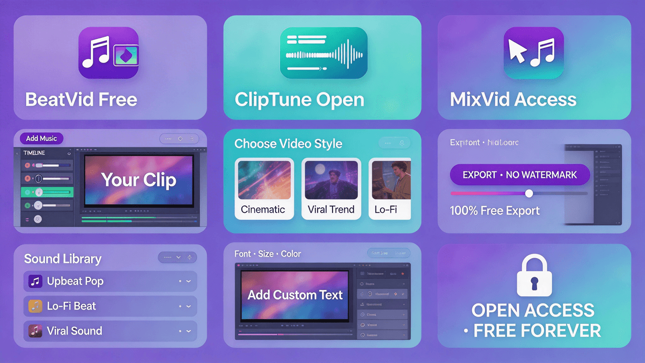 Free AI Music Video Generator 2026: No-Watermark Options Compared